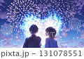 Men and women watching fireworks 131078551