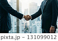 Business scene video of businessmen shaking hands in the office 131099012