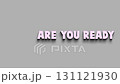 Are you ready motion text animation 131121930