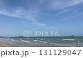 Landscapes of beach sea sand and sky in summer day 131129047