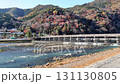 京都嵐山　渡月橋　紅葉 131130805