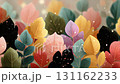 秋葉在秋風中飄揚 131162233