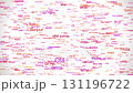世界の言語で「こんにちは」上昇　ピンク　全63フレーズ（61言語）バージョン　ループ 131196722