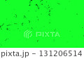 Green Screen Scratch Texture Overlay. Vintage Damaged TV Effect. 131206514