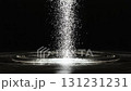 Water droplets falling on a metallic water surface, fantastic ripples 131231231