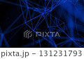 Abstract digital connection moving dots and lines. Technology background. Network connection structure. 3d. Communication and technology network concept 131231793