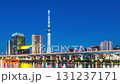 【東京都・墨田区】隅田川の夜景 ライトアップされてゆく東京の街 タイムラプス映像 fix 【東京都・墨田区】隅田川の夜景 ライトアップされてゆく東京の街 タイムラプス映像 fix 131237171