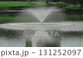 Slow motion of a park fountain 131252097