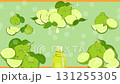 Drops dripping from a fresh bergamot fruit 131255305