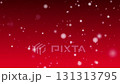 雪がゆっくりと降る赤い背景のアニメーション	 131313795