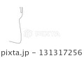 Dish with shrimp and mint leaves, animated self drawing of single continuous line, continuous contour movement, video drawing of line in 4k, krill, seafood, delicacy, plate, fork, knife, one line 131317256