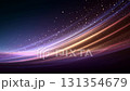 Abstract background with glowing curved lines and particles 131354679