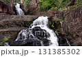 2nd  tiered  Chat trakan waterfall at chat trakan national park, phitsanulok, Thailand. Beautiful waterfall at National Park in Thailand 131385302