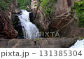 2nd  tiered  Chat trakan waterfall at chat trakan national park, phitsanulok, Thailand. Beautiful waterfall at National Park in Thailand 131385304