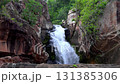 2nd  tiered  Chat trakan waterfall at chat trakan national park, phitsanulok, Thailand. Beautiful waterfall at National Park in Thailand 131385306