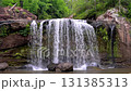 4th tiered  Chat trakan waterfall at chat trakan national park, phitsanulok, Thailand. Beautiful waterfall at National Park in Thailand 131385313