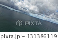 福井縣東尋坊的壯麗景色。 FPV無人機航拍。 131386119