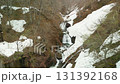 Aerial view of the snowy scenery of Yuhama Pass in early spring 131392168