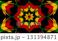 Vibrant Geometric Patterns: A Dynamic Exploration of Colorful Star Shapes and Hypnotic Designs in a Multicolored Display of Light and Symmetry. 131394871