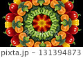 A Vibrant Display of Farm-Fresh Vegetables in a Stunning Kaleidoscopic Pattern Showcasing Nature's Bounty and Rich Colors for Healthy Living. 131394873