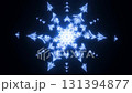 A Stunning Display of Digital Art: Bright Blue Fractal Patterns Illuminate the Darkness in This Captivating Video Sequence of Geometric Designs. 131394877