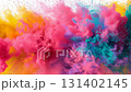 Colorful Paint Splashes Isolated on White Background 131402145