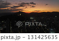 Christ the Redeemer and City Lights at Sunset, Balneario Camboriu 131425635