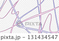 Hand drawn colored doodle transition effect. Video clip with alpha channel. 131434547