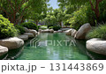 寧靜的日式庭院風光和自然景觀 131443869