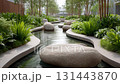 靜謐的園林水景：石頭、水、綠地和諧共存 131443870