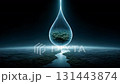 一滴水孕育地球充滿活力的未來 131443874