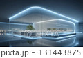 未來主義透明建築設計藍圖 131443875