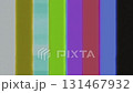 SMPTE Color Bars with VHS Glitch - Retro Test Screen with Signal Distortion and Light Flicker 131467932