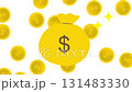 美元袋和硬幣動畫 131483330
