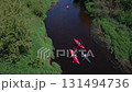 Exploring the nevezis river by kayak in lithuania during summer 2022 131494736