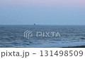 Eboshi Rock and sunset from Tsujido Beach in Shonan 131498509