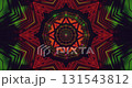Vibrant tunnel video loop displays captivating patterns and color 131543812
