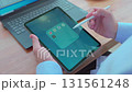 Using AI Grok on iPad. High quality 4k footage 131561248