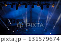 Colorful dynamic concert lighting for nightclub stage and entertainment at night 131579674