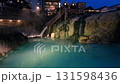Kusatsu Onsen night view - Yutaki waterfall and Yutaki pond - (Kusatsu town, Gunma prefecture) 131598436