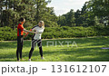 Training session in the park with personal coach 131612107