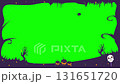 Halloween themed background with spooky trees and green screen animation 131651720
