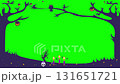 Halloween themed background with spooky trees and green screen animation 131651721
