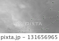 Computer Vision with Object Recognition Scanner Overlay. Big Data. CCTV AI Interface Scanning. Blob Tracking Lines, Coordinates, Bounding Boxes. Plexus style connections. Flying Birds 131656965