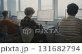 Group of Young University Students Working on Programming Tasks 131682794