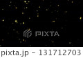 A loop video of a fantastic, sparkling particle background (yellow) 131712703