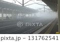 霧の中を高速通過する新幹線はやぶさこまち 霧の中を高速通過する新幹線はやぶさこまち 131762541