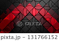 Geometric Shapes Form a Wave 131766152
