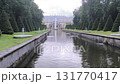 View of the sea canal in the Peterhof Palace 131770417