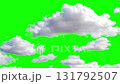 Realistic clouds that move in a green screen motion graphic.  131792507